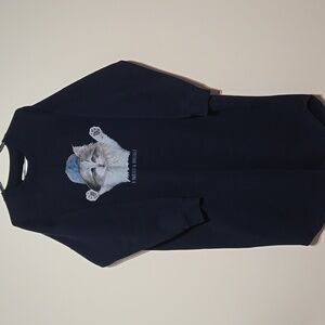 Vintage Cat Sweatshirt Nightgown